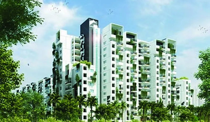 Myhna Orchid towers on Gunjur Varthur Road, East Bengaluru